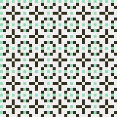 Abstract Cross Pattern generative computational art illustration