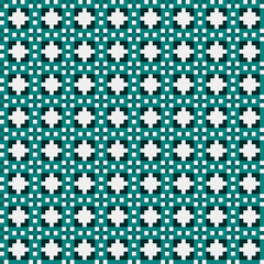 Fototapeta premium Abstract Cross Pattern generative computational art illustration