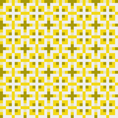 Abstract Cross Pattern generative computational art illustration