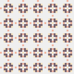 Abstract Cross Pattern generative computational art illustration