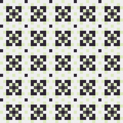 Fototapeta premium Abstract Cross Pattern generative computational art illustration