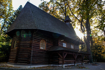 the old church in the Szczytnicki Park in Wrocław