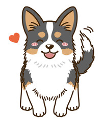 なつくコーギー（トライカラー）