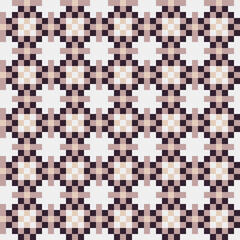 Fototapeta premium Abstract Cross Pattern generative computational art illustration