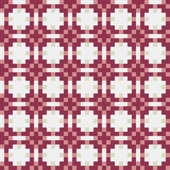 Abstract Cross Pattern generative computational art illustration
