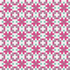 Fototapeta premium Abstract Cross Pattern generative computational art illustration