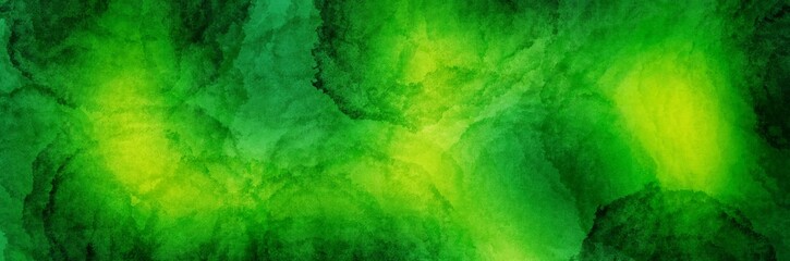 Abstract background painting art with green liquid paint brush for christmas poster, banner, website, card background