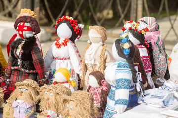 Handmade dolls, Ukrainian culture, toys