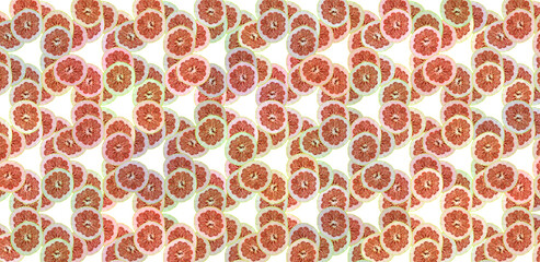 Abstract background with citrus-fruit of orange slices. Close-up. Studio photography.