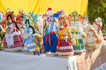 Handmade dolls, Ukrainian culture, toys