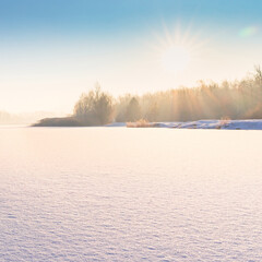 Frozen Lake by Sunshine II