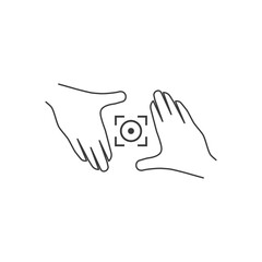 Hand gesture photography