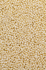 yellow dry crushed couscous is a traditional food for Africa