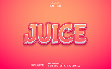 juice text effect premium
