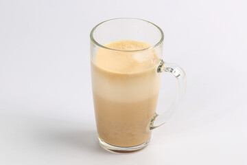 Hot and sweet Latte coffee