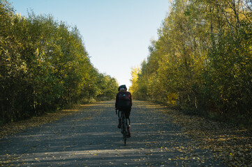 Fototapeta premium Exploring roads less ridden, little adventures around hometown