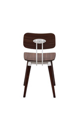 Dining chair isolated on white background . back view