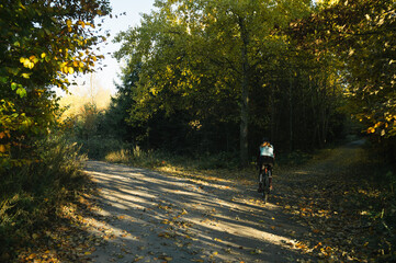 Fototapeta premium Exploring roads less ridden, little adventures around hometown
