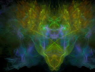 Imaginatory fractal abstract background Image