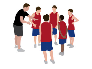 Sport Coaching on illustration graphic vector