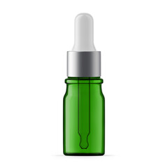 5 ml Green Glass Dropper Bottle with Pipette