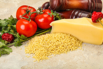 Raw Italian pasta - Stelline for cooking