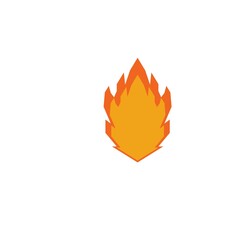 Fire flame  icon vector illustration design