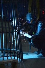 welder in the factory