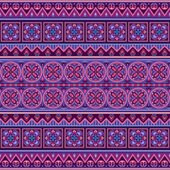 Obraz premium Vector abstract decorative ethnic ornamental illustration.