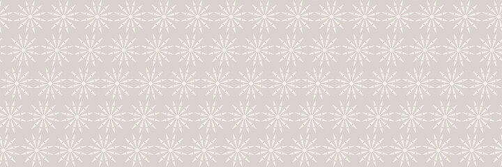 Background Pattern With Decorative Geometric Elements Seamless Texture