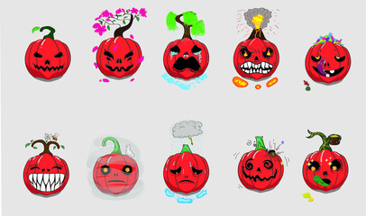 Pumpkin stickers are at your service