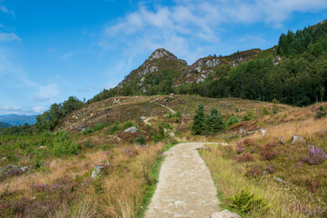 path in the mountains