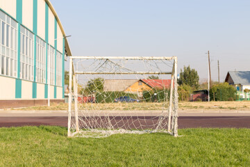 Futsal goal at the summer stadium
