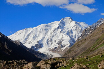 Karakol peak in Kyrgyzstan