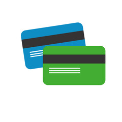 wallet with cards isolated