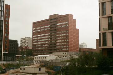 Scientific building in the city center