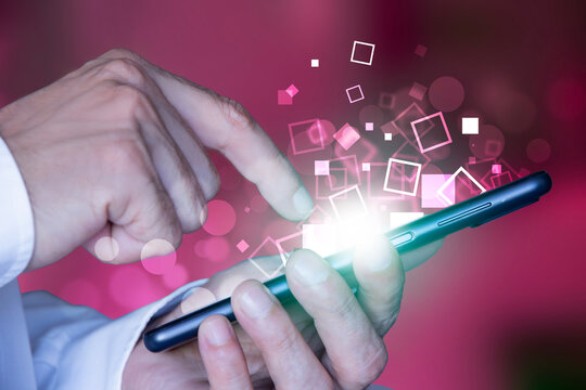 mano, dito, compere, informatica, programmatore, pixel