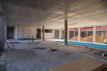 construction, building construction during work