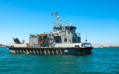 The rescue ship of The Black Sea Fleet of the Russian Navy