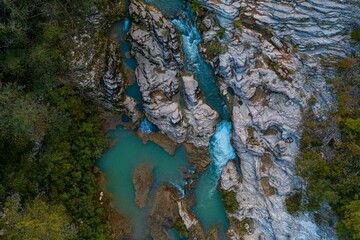 Marmitte dei Giganti, gorge in Italy