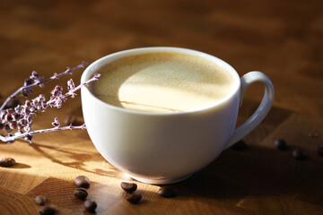 espresso coffee in a cup