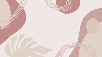 Flat liquid organic forms and floral set with hand drawn. Flowing shapes banners. Template for logo, branding, web design, social media post, business card, invitation, print, flyer or presentation.