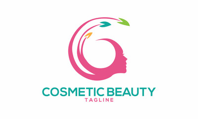 Obraz premium Unique cosmetic beauty logo Modern and minimalist vector and abstract logo
