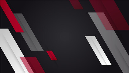 Modern red black white abstract presentation background with corporate concept