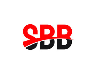 SBB Letter Initial Logo Design Vector Illustration