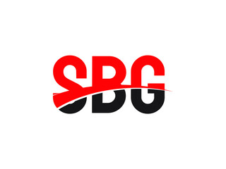 SBG Letter Initial Logo Design Vector Illustration