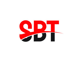SBT Letter Initial Logo Design Vector Illustration