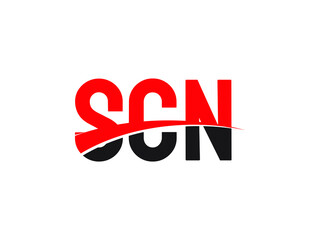 SCN Letter Initial Logo Design Vector Illustration