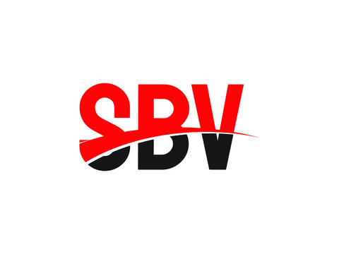 SBV Letter Initial Logo Design Vector Illustration