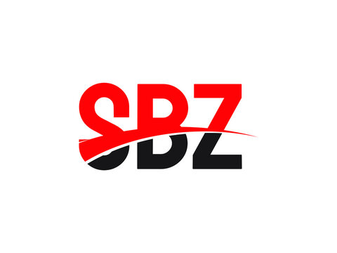 SBZ Letter Initial Logo Design Vector Illustration